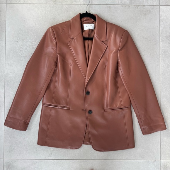 Babaton Brown Blazer - Picture 4 of 13